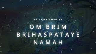 BRIHASPATI MANTRA  OM BRIM BRIHASPATAYE NAMAH  POWERFUL MANTRA  NARAYANA  NAMO NARAYANA [upl. by Hieronymus]