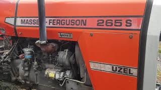 MASSEY FERGUSON 265 S MÜTİŞ ÇALIŞMA SESİ [upl. by Annia]