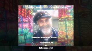 Tekenen maar dan anders De kunstenaar Hundertwasser [upl. by Adnuahs]