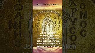 Saint John Chrysostom The GoldenMouthed Preacher [upl. by Ainavi]