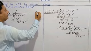 HCF of polynomials by using long division method  Hcf of polynomials  Hcf by division method  Hcf [upl. by Eellehs]