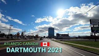 DARTMOUTH city in 2021 Nova Scotia  Downtown Dartmouth Nova Scotia Canada [upl. by Llerdna]