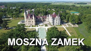 Najpiękniejszy zamek w Polsce  Zamek w Mosznej Spacer po parku wiosną zamek z drona [upl. by Alli817]