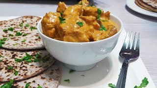 Banting Butter Chicken and Garlic Naan Flat Bread Recipe  LCHF  Low Carb Meal Ideas [upl. by Adnema29]