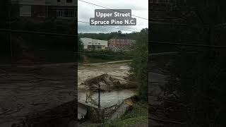 Insane Flooding Spruce Pine  North Carolina sprucepine flooding wncflooding [upl. by Iamhaj]