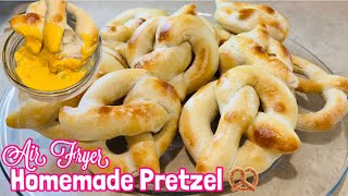 AIR FRYER HOMEMADE PRETZEL  PRETZEL IN AIR FRYER [upl. by Iggep593]