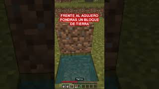 ¡AGUA INFINITA CON 1 SOLO CUBO DE AGUA en MINECRAFT BEDROCK [upl. by Adelina]