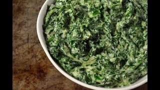 How to Make Creamed Spinach  Steakhouse Style Recipe [upl. by Haroun]