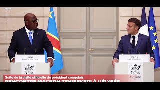 INFO RDC RENCONTRE FATSHI  MACRON INTEGRITE DES FRONTIERES KAGAME JAMAIS METROKIN [upl. by Winne918]