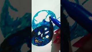 Blue 💙 l soumis art session l drawing youtube youtubeshorts art artwork [upl. by Laddy]