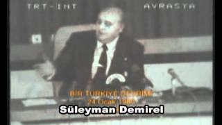 Yatirimyericom Süleyman Demirel 24 Ocak 1980 Konuşması [upl. by Annid]