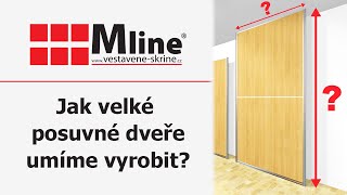 Mline  jak velké posuvné dveře umíme vyrobit [upl. by Suhsoj816]