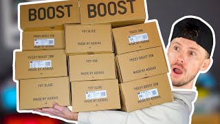 I Bought EVERY YEEZY Unboxing and OnFoot from Yeezy DAY [upl. by Karisa]