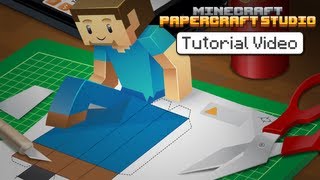 Tutorial  Minecraft Papercraft Studio [upl. by Ssew]