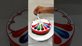 Multi Colour Chocolate Cake Decorating New Cake video shorts short trending viralvideo funny [upl. by Renzo586]