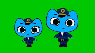 Police song  Kit and Kate – nyrsery rhymes [upl. by Barabbas]