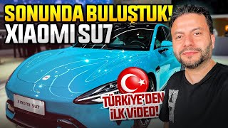 Xiaominin Elektrikli Otomobili Xiaomi SU7ye dokundum Türkiyeden ilk video 🔥 [upl. by Ecnarepmet]