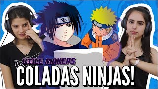 JOVENS REAGEM A COLADAS NINJAS  VOICE MAKERS [upl. by Norword374]