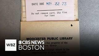 Book overdue 51 years finally returned to Massachusetts library [upl. by Rydder]