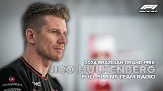 Nico Hülkenberg Full Sprint Team Radio  2024 Brazilian Grand Prix [upl. by Orbadiah]