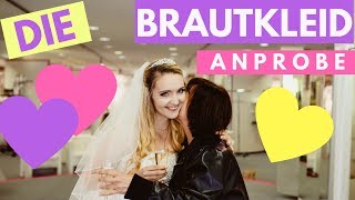 Brautkleid Anprobe  Mein Traumkleid ♥  Live Hochzeitskleid Anprobe  Sandylicious [upl. by Bartlett408]