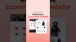 Responsive Ecommerce Website HTML CSS JavaScript [upl. by Bourn]