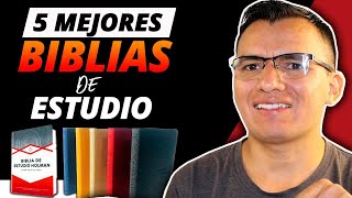 🧡 5 Mejores BIBLIAS de ESTUDIO 👉 Mejores TRADUCCIONES para LEER y Estudiar 📙 [upl. by Reginald460]