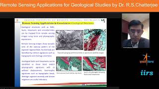 Remote Sensing Applications for Geological Studies by Dr R S Chatterjee [upl. by Elleiad]