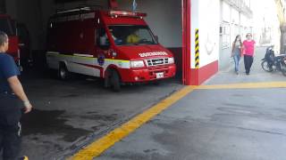 Salida Movil 5 Bomberos Voluntarios Pergamino [upl. by Caldwell]