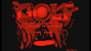 Virtual Boy Longplay 18 Golf US [upl. by Gentes127]