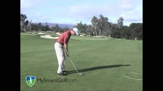 Golf instruction distance wedge shot [upl. by Hartley]