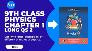 9th Class Physics Chapter 1 Exercise Solution for Detailed Question 2 [upl. by Anirrehs]