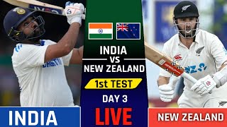 Live IND Vs NZ Day 3  2nd Test Pune  Live Scores amp Commentary  India vs New Zealand [upl. by Birmingham]