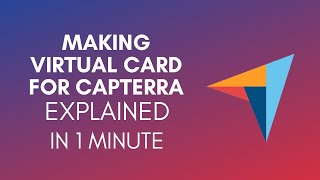 How To Make Virtual Visa Card For Capterra 2024 [upl. by Kenimod]