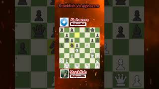 Stockfish Vs AlphaZero Brilliant Match chess stockfish [upl. by Yelbmik]