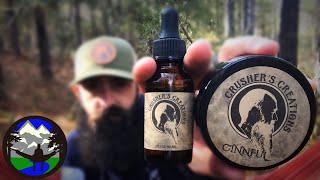 CRUSHERS CREATIONS \ CINNFUL BEARD OIL amp BEARD BUTTER REVIEW [upl. by Dnartreb]