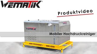 Mobiler Hochdruckreiniger mit Benzinmotor  wwwWEMATIKde [upl. by Samanthia]