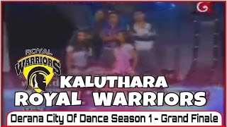 Derana City Of Dance Season 1  Grand Finale  Royal Warriors Dance Crew  Sri Lanka Dance 🇱🇰 [upl. by Aicenav]