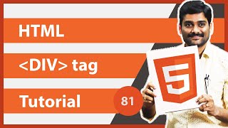 HTML DIV tag  HTML Tutorial 81 🚀 [upl. by Etnecniv]