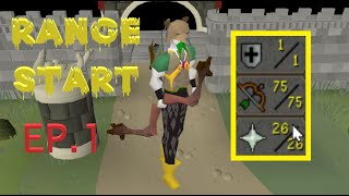 The Ultimate Pure Account Building Guide  EP 1  Range Only OSRS [upl. by Ithnan]