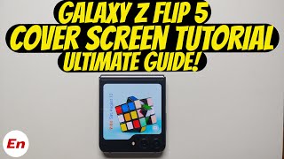 Samsung Galaxy Z Flip 5 Cover Screen Customization Tips amp Tricks [upl. by Clementina586]