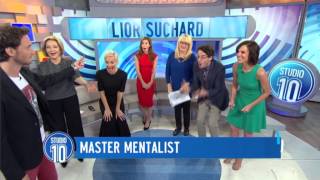 Master Mentalist Lior Suchard Returns  Studio 10 [upl. by Kovacs]