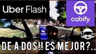 🔴TRABAJANDO con CABIFY y UBER FLASH👈 APPS DE DELIVERY 🔴 [upl. by Ailime]