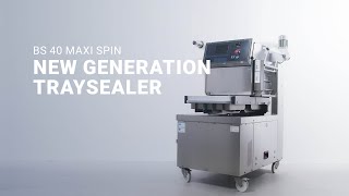 Schalensiegler BS 40 MAXI SPIN – Traysealer rotation function for more capacity [upl. by Acinnad170]