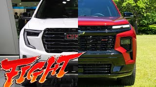 2024 Chevrolet Traverse VS 2024 GMC Acadia Overview Spec Price [upl. by Aropizt]