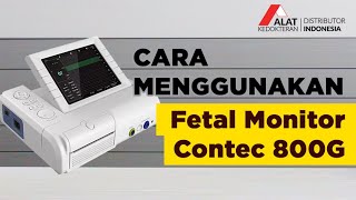 Cara Menggunakan Fetal Monitor Contec 800G  Demo Online Alat Kesehatan [upl. by Etep]