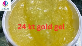 24kt gold gel PuregoldgelAntiaginggelBrigteninggelSkintighteninggelAcnePimplevishcha [upl. by Xanthe54]