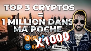 3 Cryptos pour faire x1000 Sans Rien Faire gagner de largent avec la crypto  Revenus Passifs [upl. by Samohtnhoj98]