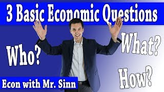 Types of Goods and the 3 Basic Economic Questions [upl. by Crompton]