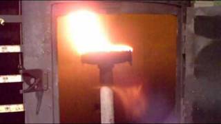 Drip Feed Waste Oil Heater Smoke Test [upl. by Akinorev193]